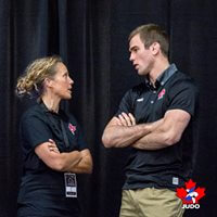 marie-claude dion therapeute du sport agreee avec autre expert du sport judo canada